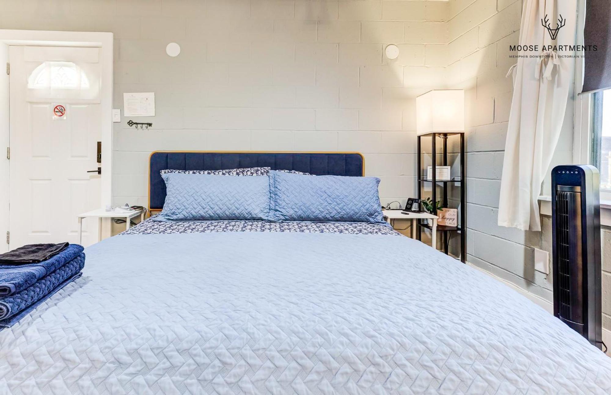 The Moose #7 - Instaworthy Studio With Amazing Views, Free Parking & Heated King Bed Memphis Eksteriør billede